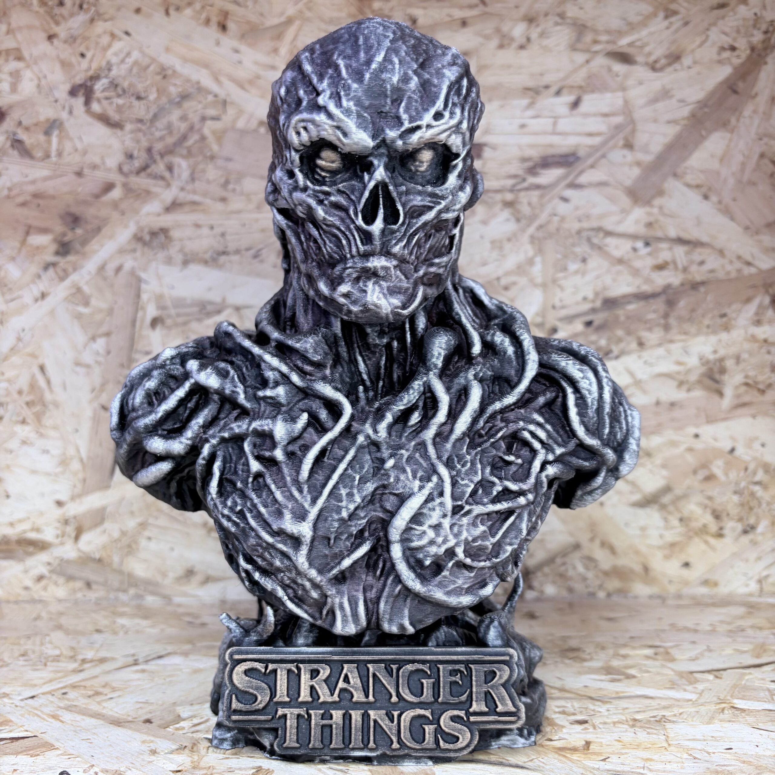 Creature bust with vivid hand-painted details